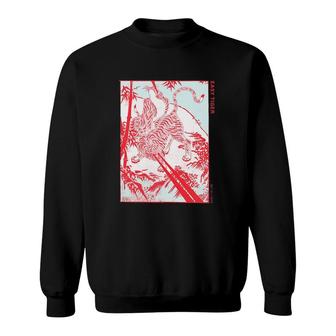 Easy Tiger Vintage Asian Art Year Of The Tiger 2022 Sweatshirt | Mazezy