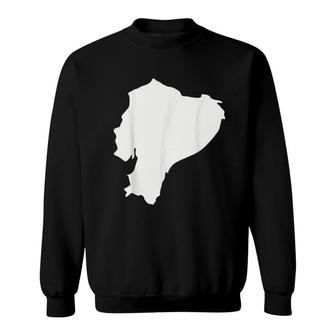 Ecuador Map Sweatshirt | Mazezy