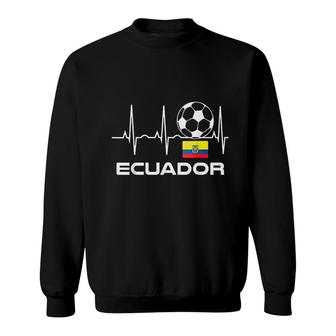 Ecuador Soccer Jersey Sweatshirt | Mazezy