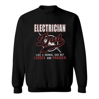 Electrician Dad Sweatshirt | Mazezy