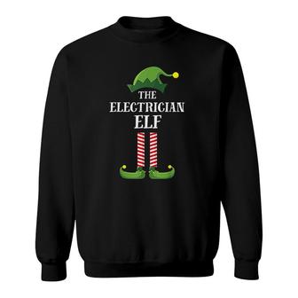 Electrician Elf Christmas Party Sweatshirt | Mazezy