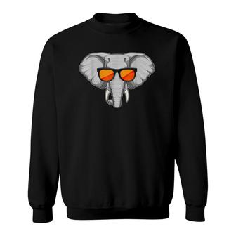 Elephant Sunglasses Largest Existing Land Animals Sweatshirt | Mazezy