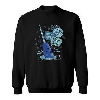 Elf Narwhal I Hope You Find Your Dad Sweatshirt | Mazezy