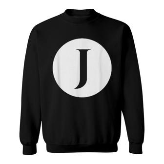 Enjoy Cool J Alphabet Cute Initial Monogram Letter J Sweatshirt | Mazezy