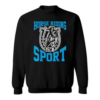 Equestrian Western Racing Horses Horse Sweatshirt | Mazezy