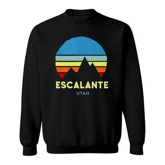 Escalante Utah Vintage Retro Sweatshirt | Mazezy