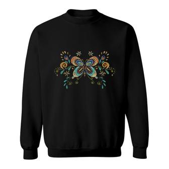 Fairy Grunge Fairycore Aesthetic Cottagecore Butterfly Sweatshirt | Mazezy