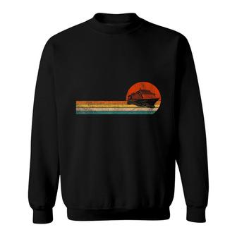 Family Cruise 2022 Vacation Cruising Ship Trip 80S Retro Sweatshirt