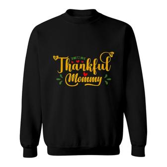 Family Squad One Thankful Mommy, Thanksgiving Autumn Family Sweatshirt | Mazezy