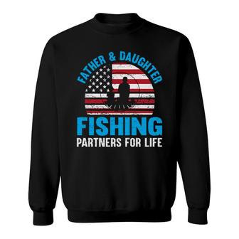Father & Daughter Fishing Partners For Life Sweatshirt | Mazezy