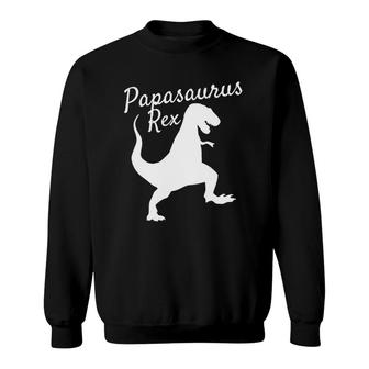 Father's Day Gift From Wife Son Daughter Kids Papasaurus Sweatshirt