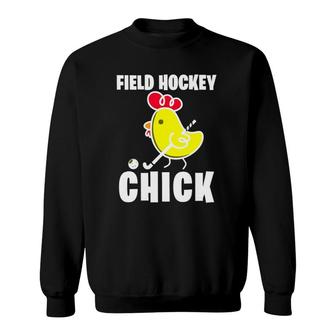 Field Hockey Chick Field Hockey Kids Boys Girls Sweatshirt | Mazezy