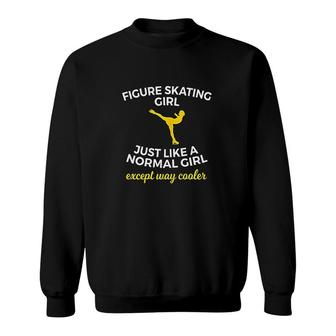 Figure Skating Girl Funny Gift For Ice Skaters Sweatshirt - Thegiftio UK