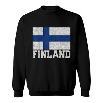 Finland Flag Country Home Christmas Family Sweatshirt | Mazezy