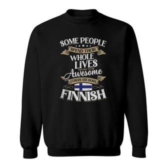 Finland Flag Souvenirs For Finns Men & Women Sweatshirt | Mazezy