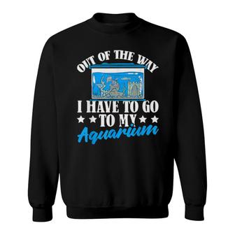 Fischhalter Fischbesitzer Aquarium Lustiges Fischzüchter Sweatshirt | Mazezy