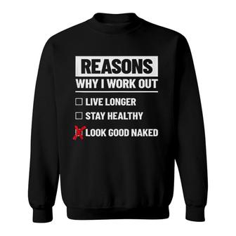 Fitness Meme Workout Motivation Quotes Funny Workout Sweatshirt - Thegiftio UK