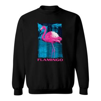 Flamingo Awesome Sweatshirt | Mazezy