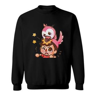 Flamingo Boy And Girls Sweatshirt | Mazezy