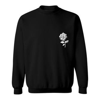 Floral Rose Sweatshirt | Mazezy