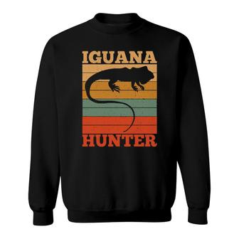 Florida Iguana Hunter Funny Sweatshirt | Mazezy