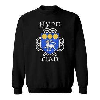 Flynn Family Crest Coat Of Arms Sweatshirt | Mazezy