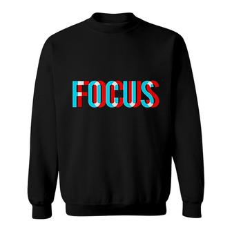 Focus Optical Illusion Sweatshirt | Mazezy