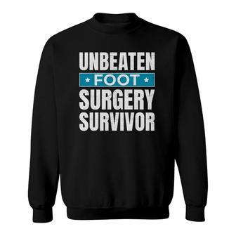 Foot Surgery Recovery Get Well Sweatshirt | Mazezy