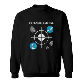 Forensic Science Crime Scene Evidence Sweatshirt | Mazezy