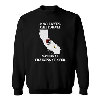 Fort Irwin Military Base - Army Post In California Design Sweatshirt | Mazezy