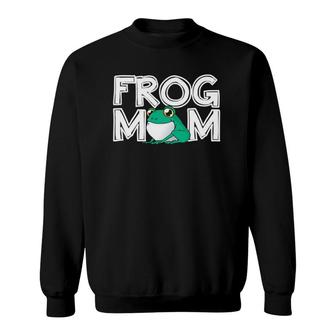 Frog Mom Mommy Mother's Day Gift Frog Sweatshirt | Mazezy