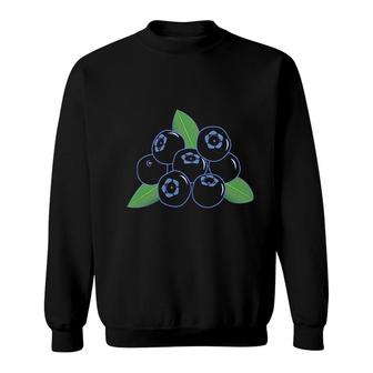 Fruit Blueberry Sweatshirt | Mazezy