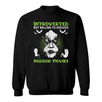 Fueled By Beer And Horror Movies Sweatshirt | Mazezy