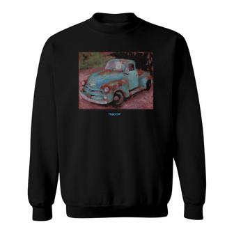 Fun Arty-Tees Truckin' Gift Sweatshirt | Mazezy CA
