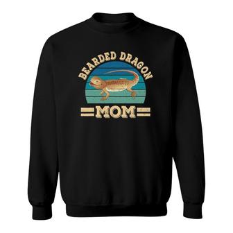 Funny Bearded Dragon Mom Lizard Reptile Women Sweatshirt | Mazezy