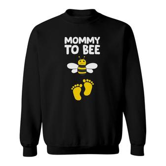 Funny Bee Lover Mommy To Bee Pregnancy Sweatshirt | Mazezy