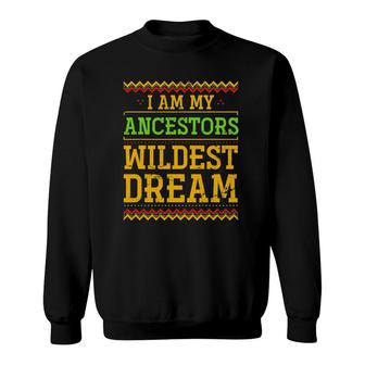 Funny Black Americans African Roots Gift Black History Month Sweatshirt | Mazezy