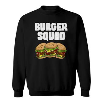 Funny Burger Art For Men Women Hamburger Cheeseburger Lover Sweatshirt | Mazezy UK