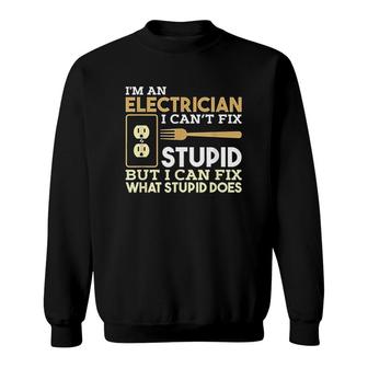 Funny Electrician Sweatshirt | Mazezy