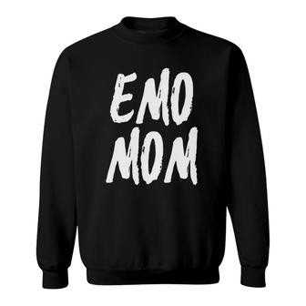 Funny Emo Mom Goth Punk Mother's Day Gift Sweatshirt | Mazezy