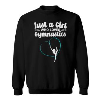 Funny Gymnastics Art For Girlsn Acrobat Gymnasts Sweatshirt | Mazezy UK