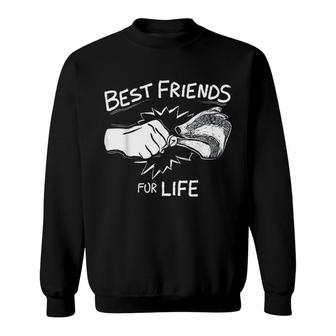 Funny Honey Badger Animal Best Friends Art Gift Sweatshirt | Mazezy