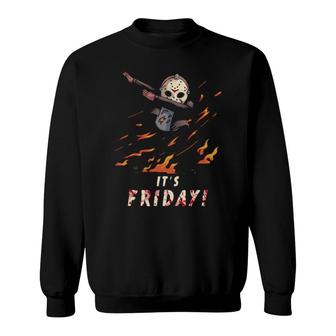 Funny Horror Humor I Wish It Was Friday Serial Killer Gift Sweatshirt | Mazezy