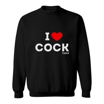 Funny I Love Cocktails Drinking Pun Gift Sweatshirt - Thegiftio UK