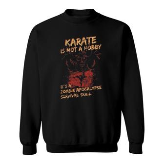 Funny Karate For Men Women & Kids Halloween Sweatshirt | Mazezy
