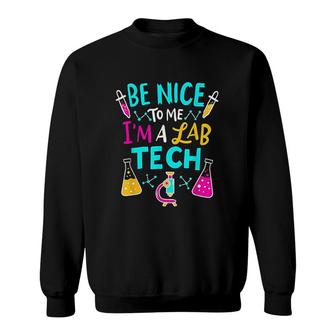 Funny Lab Tech Laboratory Technician Sweatshirt | Mazezy