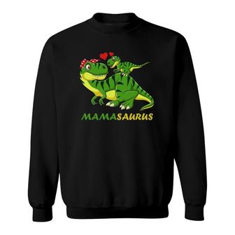 Funny Mamasaurus Rex Dinosaurrex Mom Kids Mother's Day Sweatshirt | Mazezy