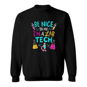 Funny Medical Lab Tech Laboratory Technician Gift Sweatshirt | Mazezy