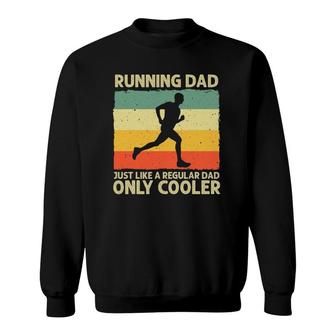 Funny Running For Men Dad Marathon Runner Coach Marathoner Sweatshirt | Mazezy
