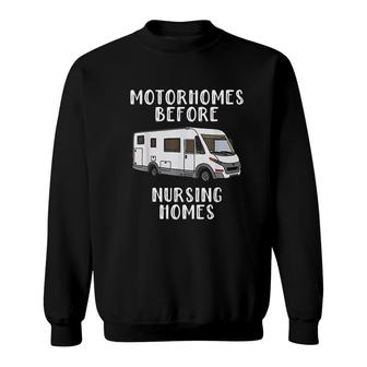 Funny Rv Motorhome Gift For Seniors Sweatshirt | Mazezy